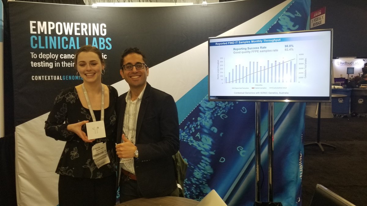 ImagiaCanexia's tweet photo. Congratulations to our lucky #Airpods WINNER, Taylor from @iSpecimen. Thank you everyone for stopping by our booth. We had great time and conversations @TriConference #Genomics #Cancer #molecular_testing https://t.co/UJPiJY4V8u