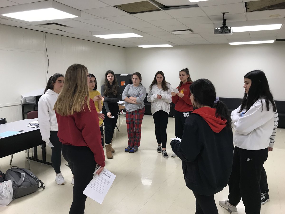 Freshmen Focus Block 5 learning about Inclusion and Maine South respect week. #mshawkpride