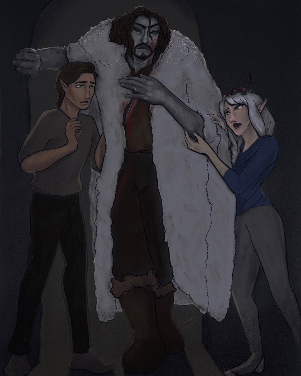 MouseyPeach's tweet photo. It’s been nearly a year since my last pinned tweet so here we go! 

My name is Sarah and I do mainly fantasy illustration with a focus on DnD, specifically for @NotGreatRPG https://t.co/PqEjz9YGs7