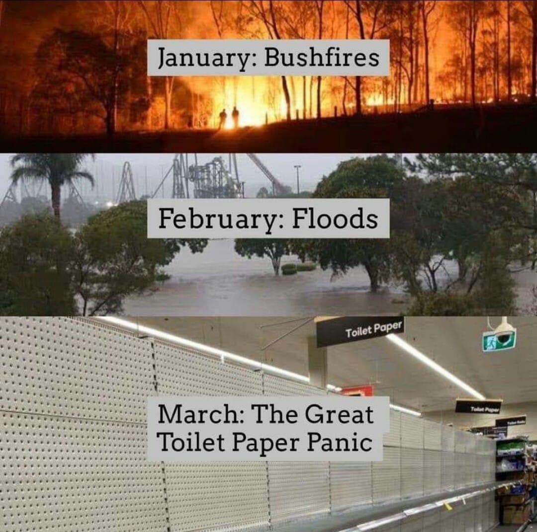 After Scotty’s Hawaiian inaction of the #AustralianFires in January & the climate exaserbated floods in February & the Govts refusal to act on the #ClimateEmergency, Australia clear had the shits with #ScottyFomMarketing in March

#auspol #nswpol