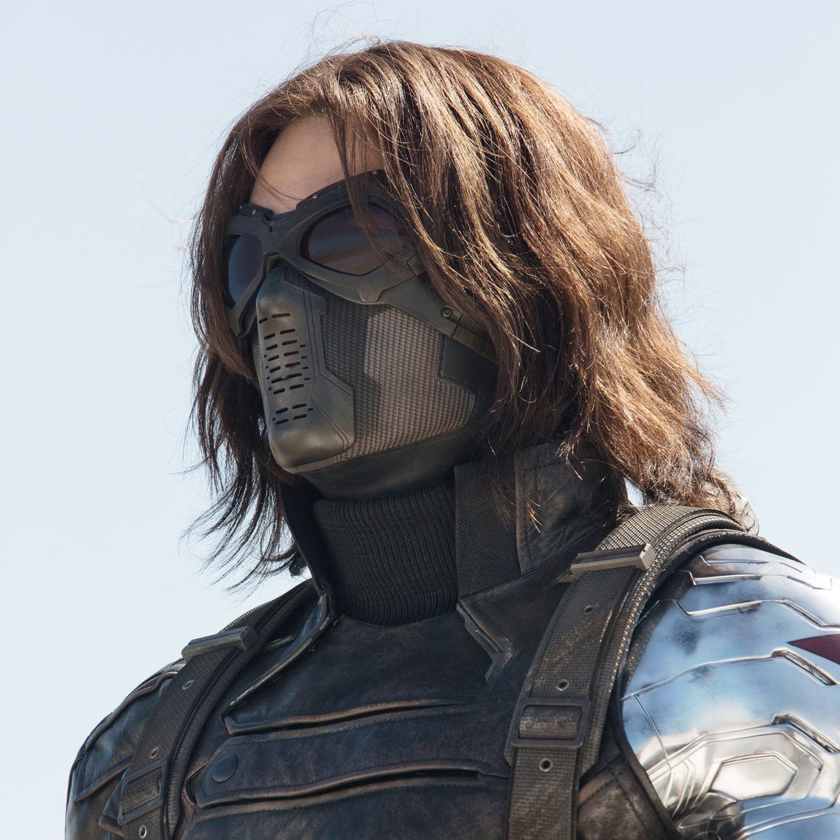 getFANDOM's tweet photo. Winter Soldier is back with a mask 😷 https://t.co/QfTJeJadeR