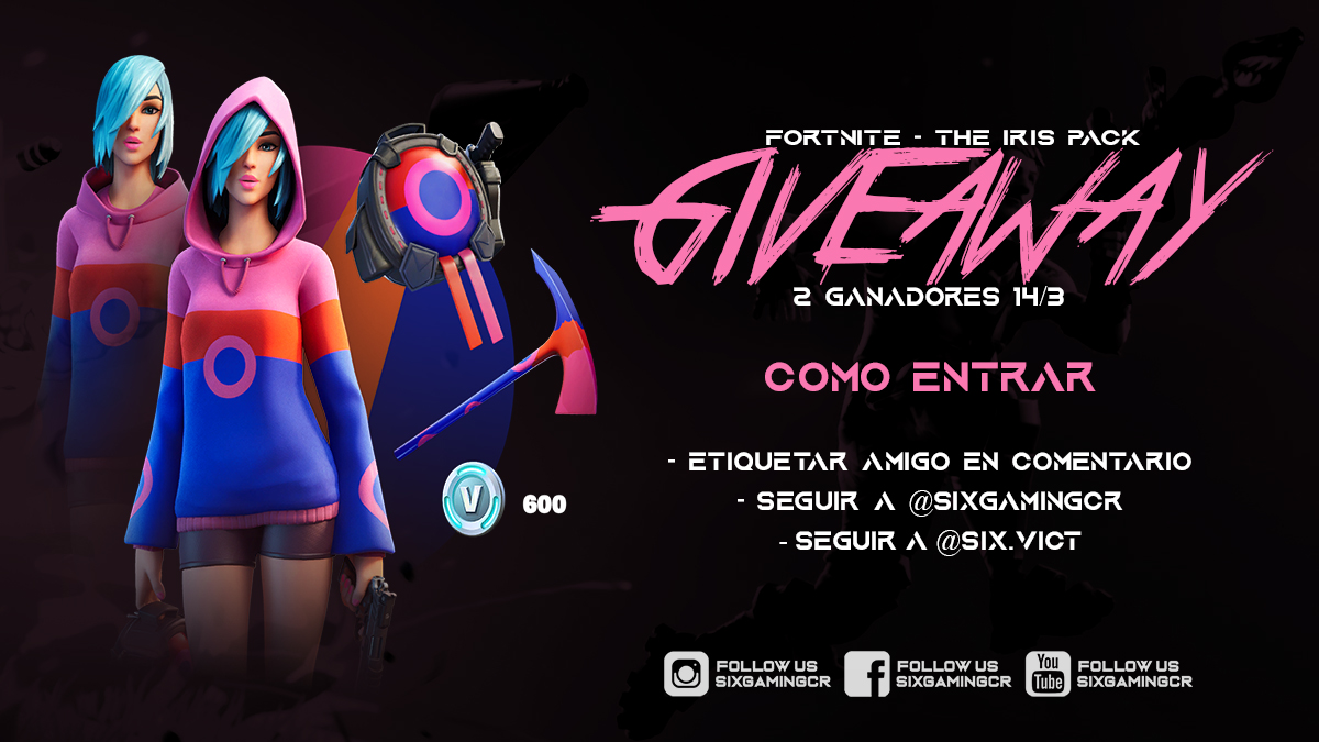 SixGamingCR's tweet photo. Rifa en nuestro https://t.co/SS46jECRdB

Como entrar :

• Seguir las cuentas @sixgamingcr &amp; @six.vict
• Darle like a la publicacion
• Etiquetar a un amigo en los comentarios

El ganador se dará a conocer el viernes 14 de marzo .

#SIXUP #fortnite https://t.co/EYcAoBV91z
