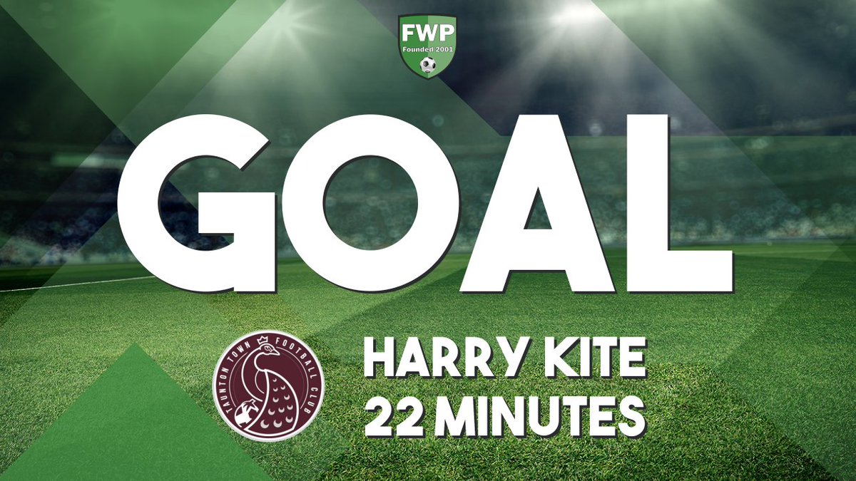 FWPHendon's tweet photo. GOAL: TAUNTON TOWN 1-0 @FWPHendon - Harry Kite (22') https://t.co/IbRWzFOIcq https://t.co/rEOORnydFp