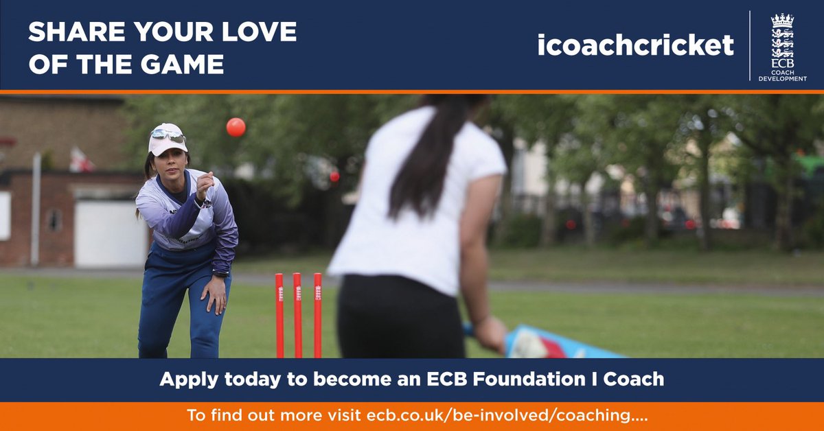 SteelbacksF's tweet image. Interested in becoming a qualified cricket coach? Want to inspire the next generation?

We have another Foundation 1 Course coming up in April 🙌🏼

You can book your place here 👉🏼 nccc.co.uk/community/even…

#Coaching #Foundation1 #Development
