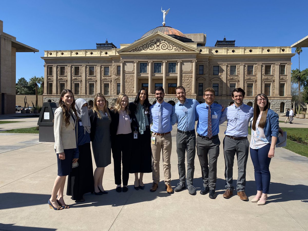 The AZ EM MSC advocating important EM legislation down at the Capitol today with <a href="/ArizonaACEP/">AzCEP</a>!