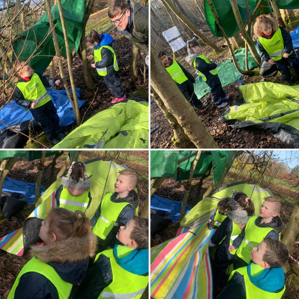 st_gerards's tweet image. Our mud warriors had lots to do today in the forest. They had to build dens &amp;amp; assemble tents, make &amp;amp; cook our snack and build a campfire to cook on! #BeSafeHaveFun #outdoorlearning