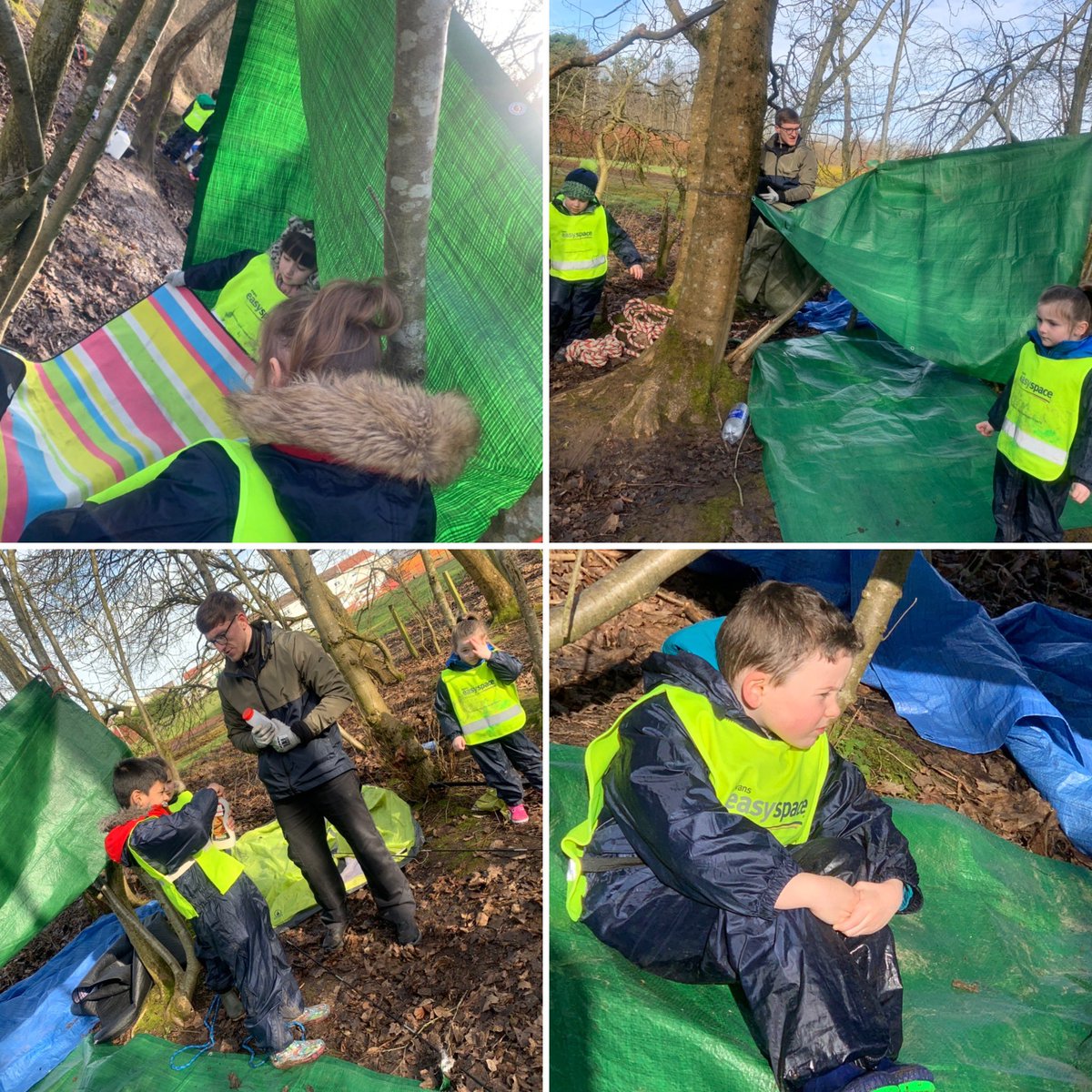 st_gerards's tweet image. Our mud warriors had lots to do today in the forest. They had to build dens &amp;amp; assemble tents, make &amp;amp; cook our snack and build a campfire to cook on! #BeSafeHaveFun #outdoorlearning