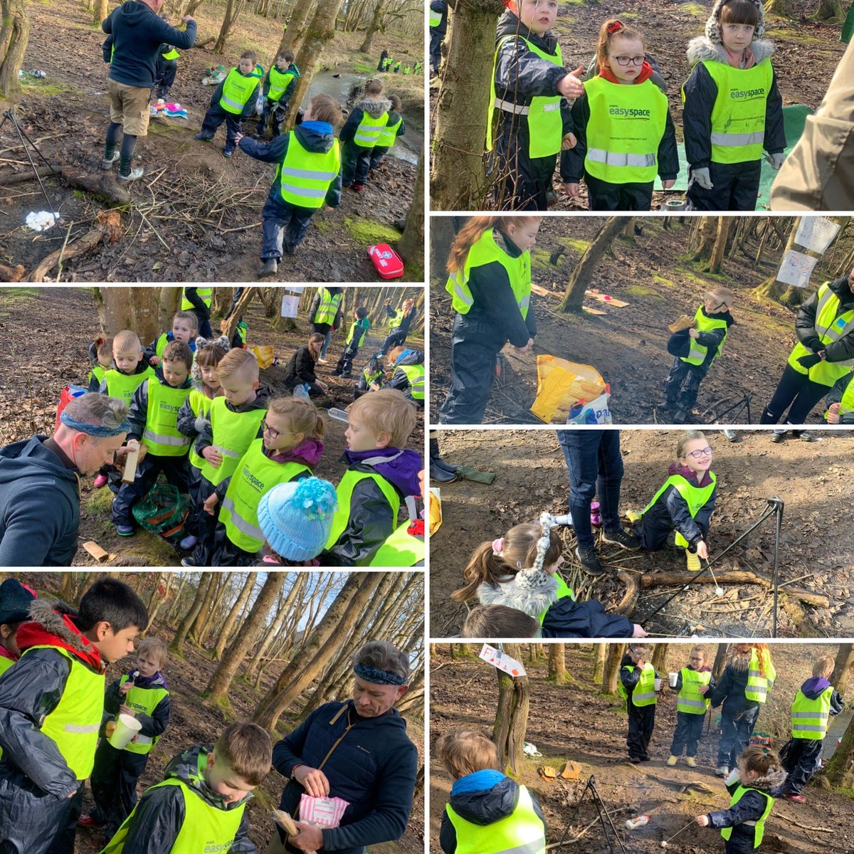 st_gerards's tweet image. Our mud warriors had lots to do today in the forest. They had to build dens &amp;amp; assemble tents, make &amp;amp; cook our snack and build a campfire to cook on! #BeSafeHaveFun #outdoorlearning