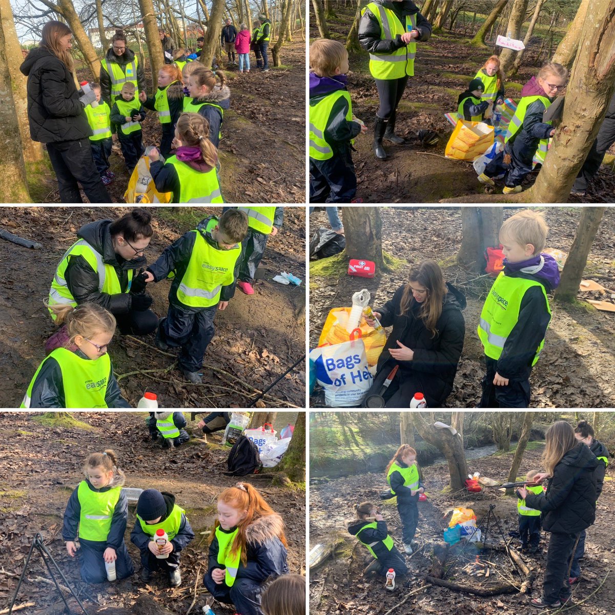 st_gerards's tweet image. Our mud warriors had lots to do today in the forest. They had to build dens &amp;amp; assemble tents, make &amp;amp; cook our snack and build a campfire to cook on! #BeSafeHaveFun #outdoorlearning