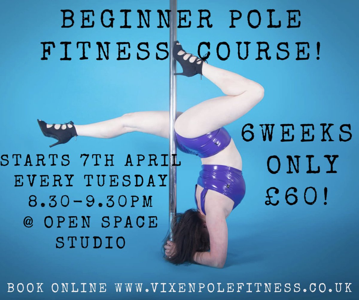 OpenSpaceHove's tweet photo. Due to popular demand @vixenpolefit will be hosting their next beginner's #polefitness course starting 7th April every Tuesday night at #OpenSpaceStudios! Spaces are limited so book early to avoid disappointment ❤️ photography by Sylwia Misarko Photography dancer @chrissysweeny https://t.co/0qiPiCBn3t