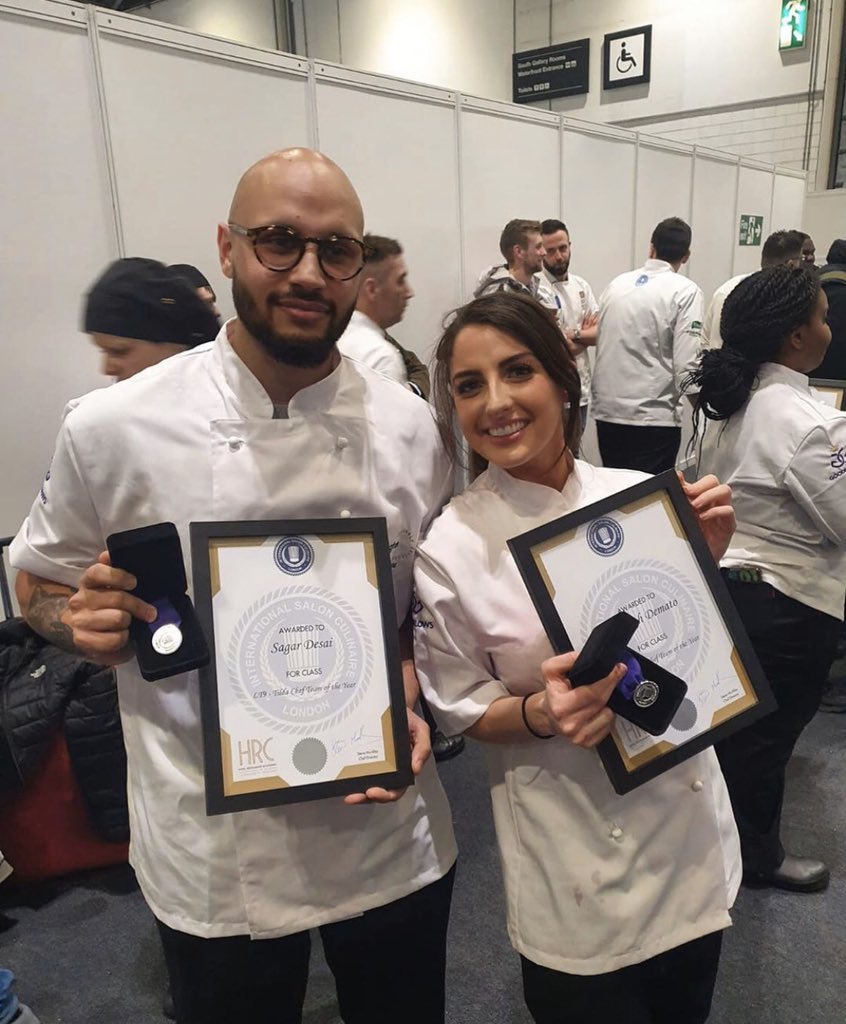Day 2 at <a href="/HRC_Event/">HRC</a> saw even more Lexy success in the competition rounds! Chef Team of the Year silver medalists Sagar and Kayleigh! 🥈