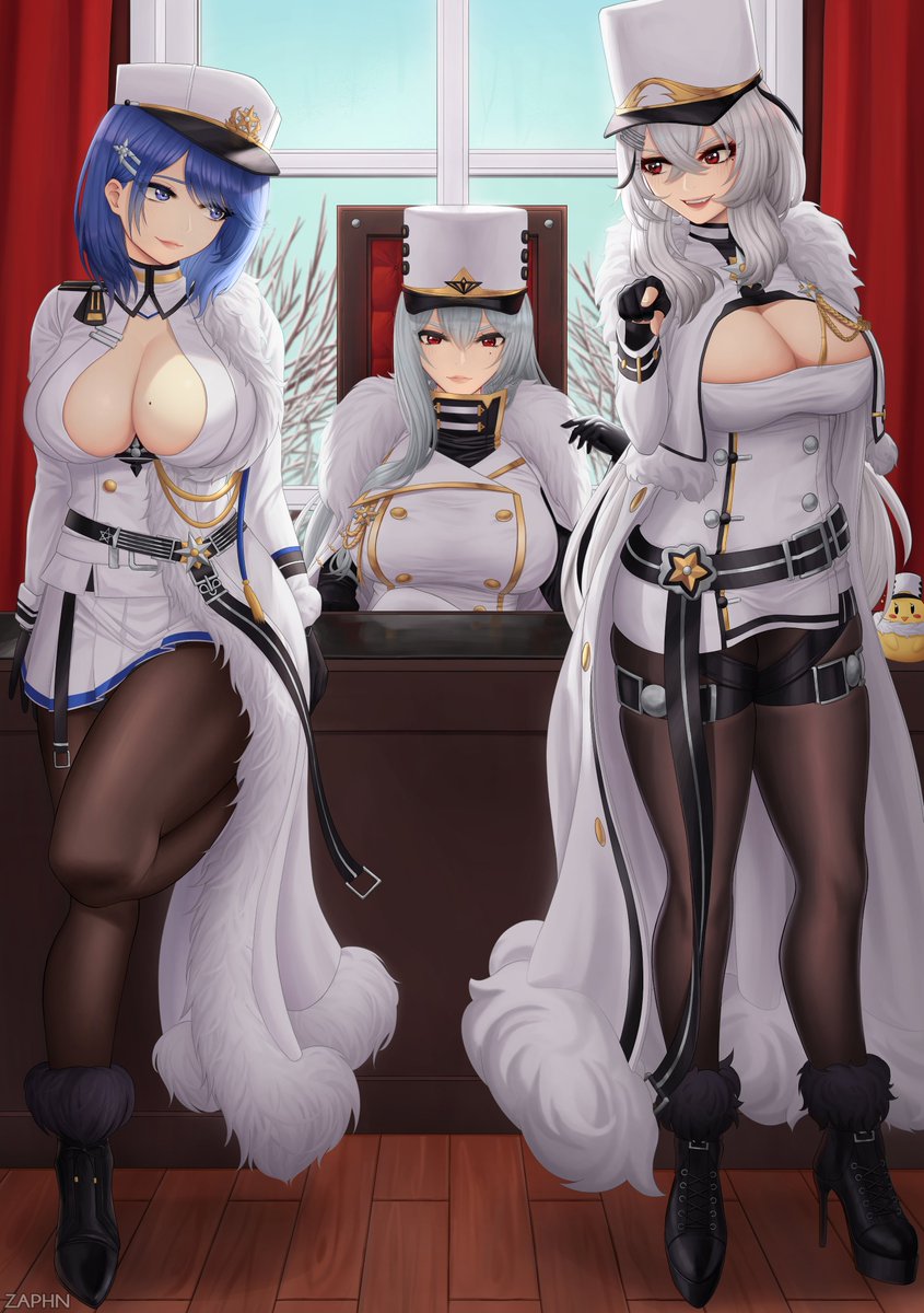 Chapayev, Rossiya and Gangut
Hope you enjoy these godtier waifus :3
#アズールレーン 