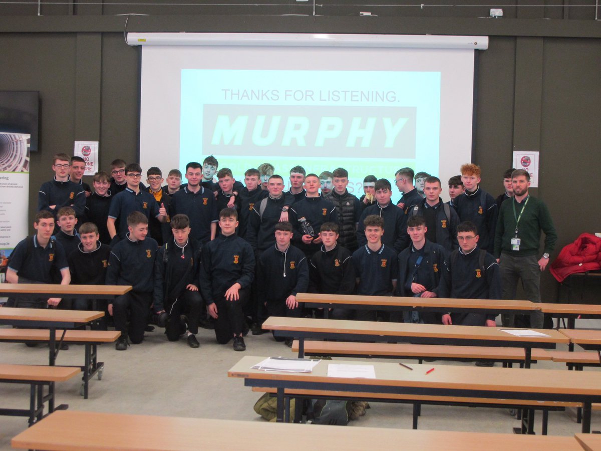 PSSNewbridge's tweet photo. A great day was had by all of our TY and LCA students with Murphy Group (@jmurphyandsons), learning about what it takes to be an Engineer and trying their hand at building the tallest and strongest spaghetti structure!
#EngineeringWeek2020 https://t.co/NUpAobLV35