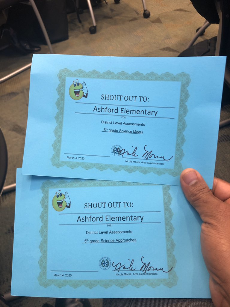 Mr_CWalker's tweet photo. I’m so proud of my 5th grade team. They have worked hard with their students and go above and beyond to ensure their kids are learning and represent themselves well. @Ashford_Hisd @MsDoyleAshford @MrCoppes ms. Brothers and Ms. Garcia. https://t.co/IsE0oLTrU8