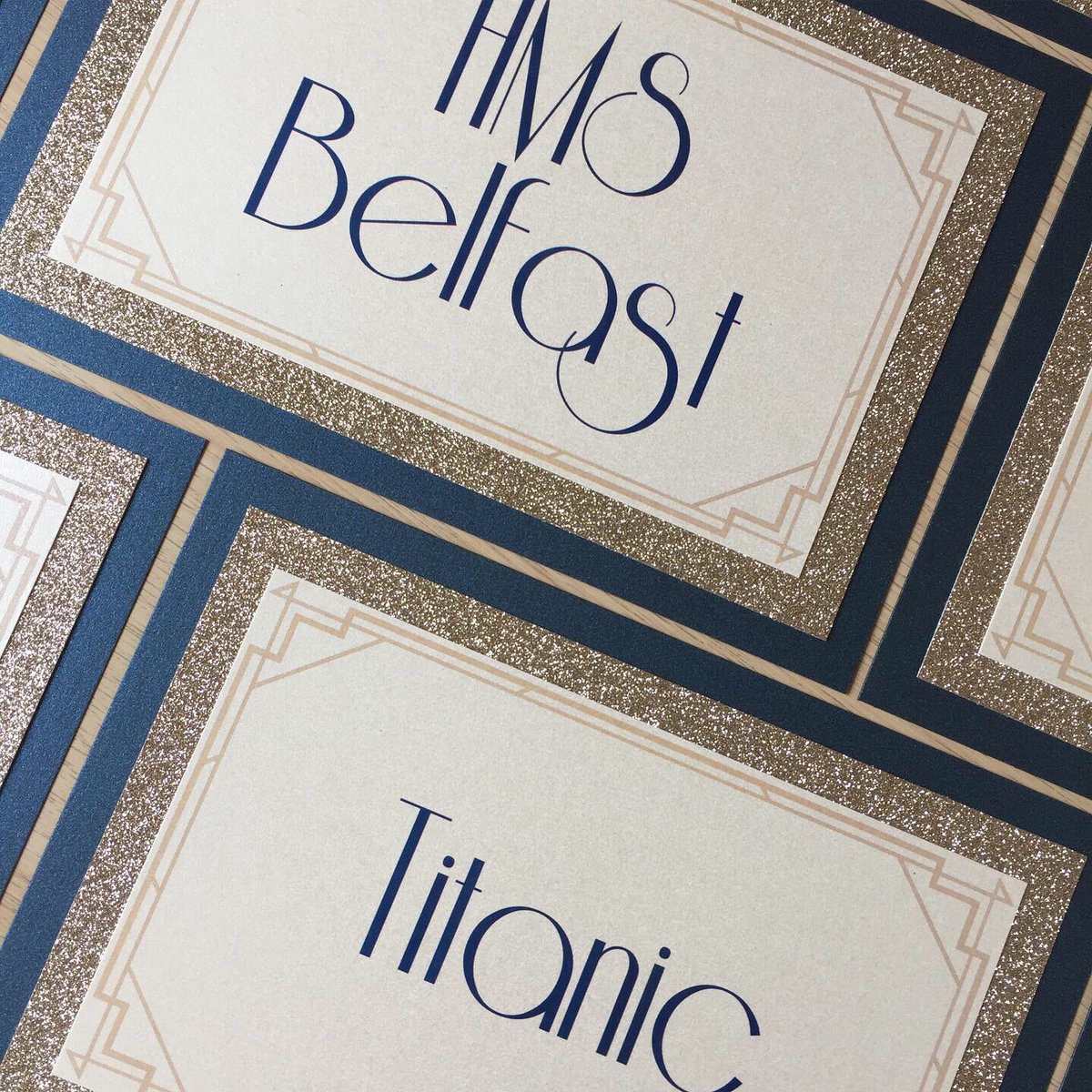 designerinvite's tweet photo. TABLE PLANNING //
Art Deco Table Plan Cards &amp; Table Names in Midnight Blue &amp; Champagne Glitter for a nautical inspired wedding
#wedding #stationery #artdeco #glitter #titanic #nautical #tableplan #seatingplan #tablenames #guests #2020wedding #2021wedding #2020bride #2020groom https://t.co/Eoz3BoBpvz