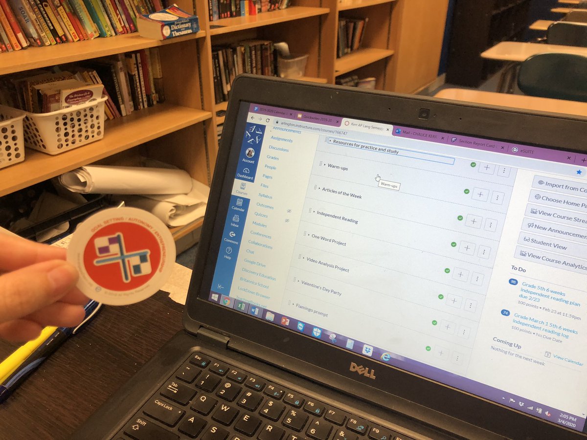 KV_AISDPL's tweet image. Congratulations to Ms. Kerr @JamesBowieHS on earning her badge today in Goal Setting/Autonomy/Entrepreneurship! Thank you for the growth mindset you show in developing systems for your learners to be college and career ready! 👊🏻🌟👊🏻🌟@AISDLearning #AISDActiveLearning