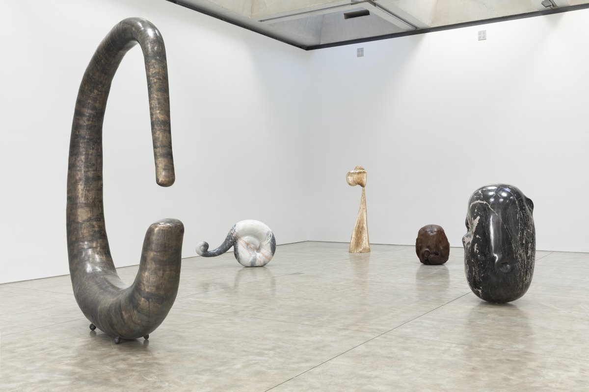 Kasmingallery's tweet photo. Today is the last day to see "Alma Allen" at our flagship 509 West 27th Street location. Visit the exhibition through 6pm this evening to view an immersive installation of 12 large-scale sculptures. #AlmaAllen #Kasmin #LastChance https://t.co/c4QbUOvsK9