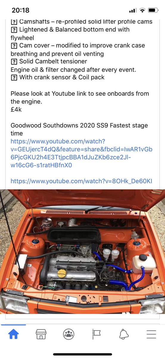 racer09's tweet photo. Proven Vauxhall 1400 engine for sale, see Facebook (Newtons Motorsport). 14 class wins & 2nd & 3rd overall on stage rallies including fast venues such as @SouthDownsRally & @WStages
#vauxhall #nova #engine #billfalconer #engineforsale #rally #rallypartsforsale #vauxhallengine https://t.co/oFDURMQ1GT
