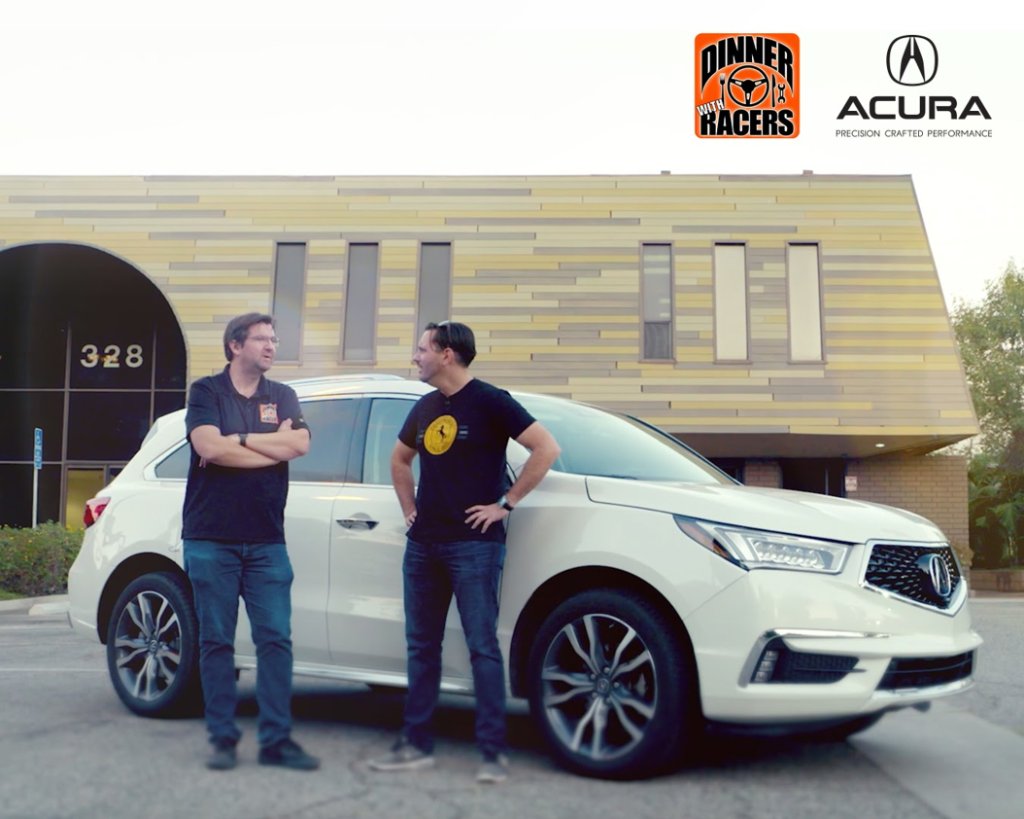 Acura's tweet image. Tonight’s main course is performance. Watch #DinnerWithRacers with @RyanEversley &amp;amp; @SeanHeckman on Amazon @PrimeVideo. #LessTalkMoreDrive acura.us/2x5Id4E