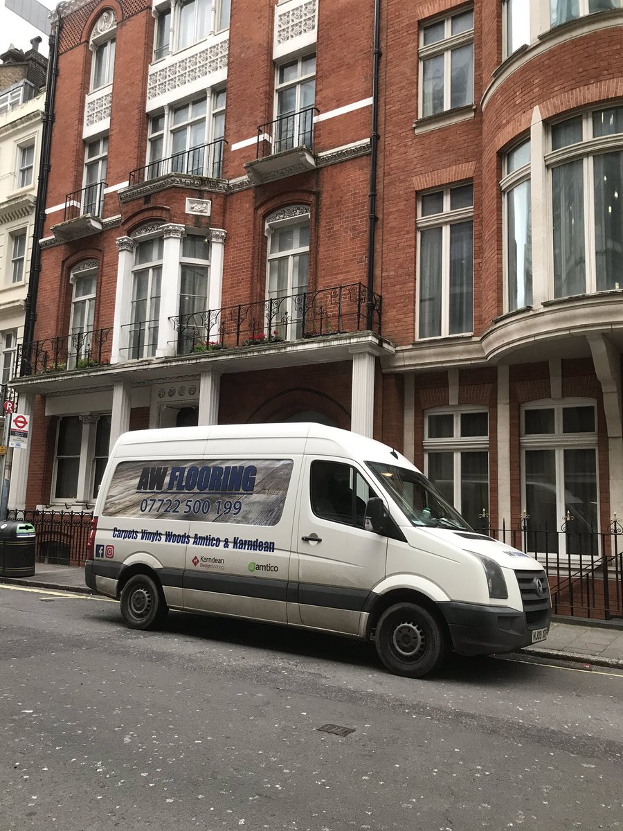 aw_flooring's tweet photo. Super early start today, out the door at 4.30am for a client of ours to get to #mayfairlondon to re-fit this stunning job after some electrical works  #awflooringessex #carpet #flooring #london #westminster https://t.co/V2PvdLoR4m