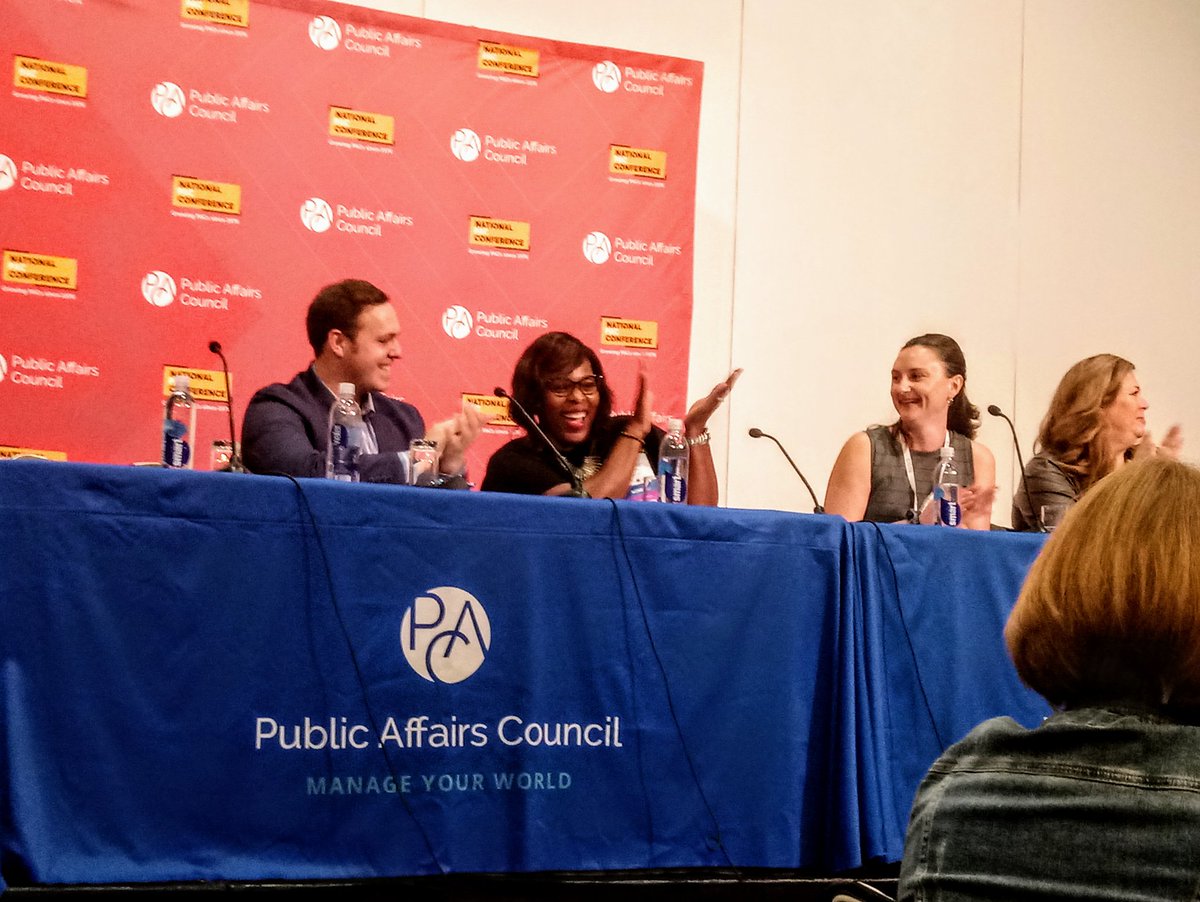 BrendanAdams13's tweet photo. Great fireside chat with @Visa Adrienne Marks and other PAC professionals on corporate political involvement @PACouncil National PAC Conference. #pacmiami https://t.co/JHuUdvGxiX