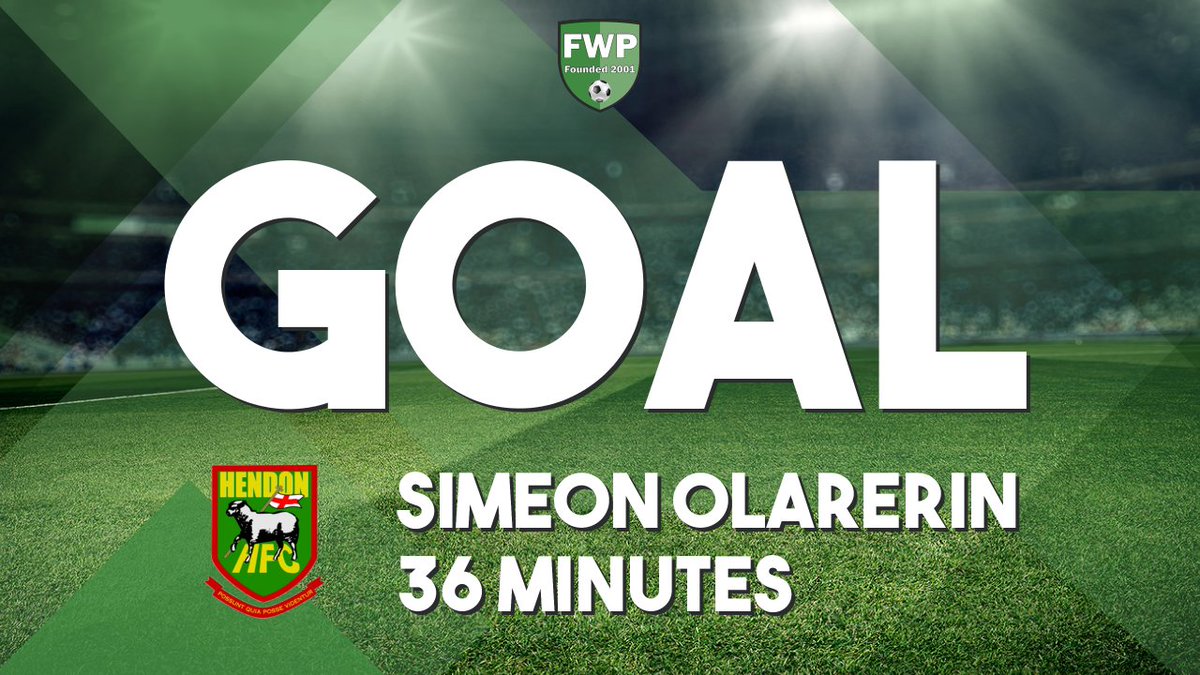FWPHendon's tweet photo. GOAL: Taunton Town 1-3 @FWPHENDON - Simeon Olarerin (36') https://t.co/IbRWzFOIcq https://t.co/8jpJAHswAx