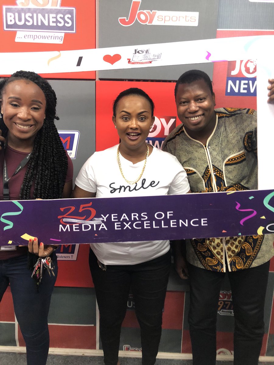 Joy997FM's tweet photo. 25 Years of Media Excellence. Thanks for choosing us always!
#WeAreJoy
#MultimediaAt25 https://t.co/7V4zynQtu1