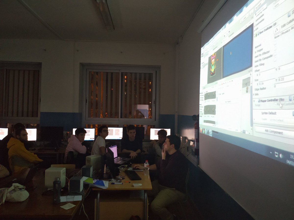 raualver's tweet photo. #jedai2020 @iesjoandaustria C# #Unity https://t.co/SsrToZwMmV