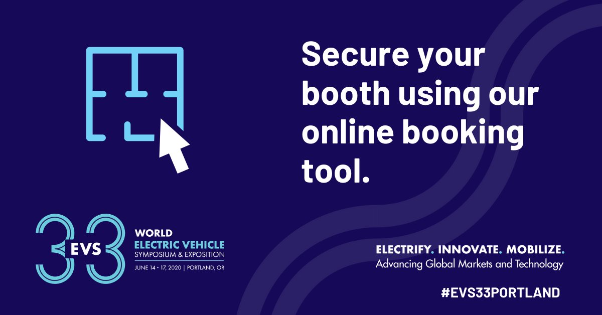 Network yourself to key decision-makers, business and government officials, and policymakers: All under one roof. ➡️Secure your booth using our online booking tool bit.ly/2I2RRYg

#EVS33PORTLAND #ElectricVehicles #EV #EVcharging #EnergyStorage #CleanEnergy
