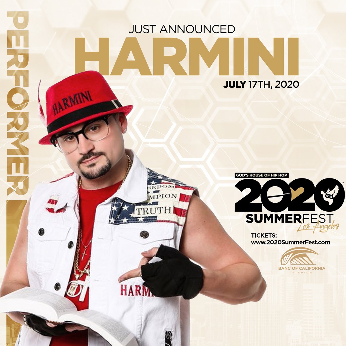 Harmini731's tweet photo. Catch #Harmini live @2020summerfest 💯🔥Celebrate Faith Love & Music this summer @BancOfCal! Tickets on sale --> https://t.co/GpQTYBZm4C Enter code: FriendsandFam20 & get 20% off at checkout! #CHH #GospelHipHop #GodsHouseofHipHop @gh3radio #MusicFestival https://t.co/bXp2MAyYpT https://t.co/ekTpTdqo6r