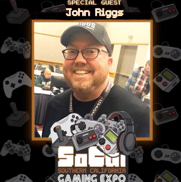 socalgamingexpo's tweet photo. John Riggs will be joining us, March 27-29th! Tickets are still available at https://t.co/BQsCuvVm1W or the link in our bio!
#scrge #socalgamingexpo #socalretrogamingexpo https://t.co/KOgKhD5OJB
