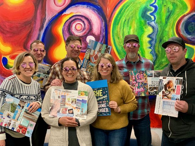 ZQuiet's tweet photo. Happy #EmployeeAppreciationDay! Here's our home office team celebrating New Year's by making inspiration boards. We LOVE our employees and everyone who works on behalf of ZQuiet to make us the #1 most trusted brand in treating snoring! https://t.co/pg5srfXAbG