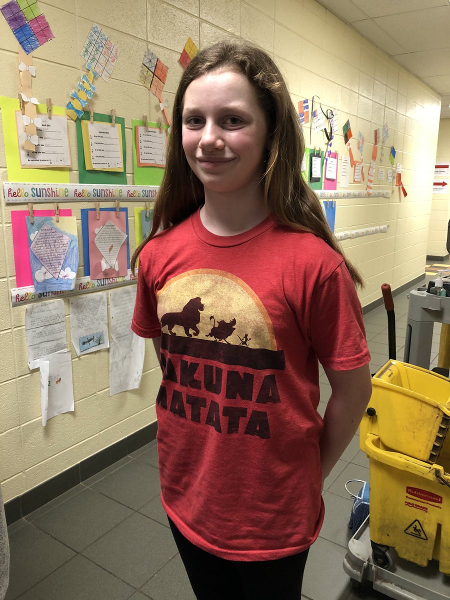 AlysonDurrett's tweet photo. Camp Care A lot! Students and teachers wore shirts with positive messages!@columbiaeschool  #cesastros #gofourthCES https://t.co/fIlVsFThgj