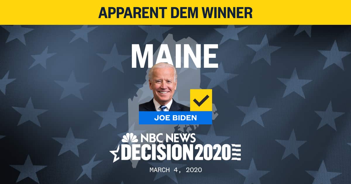 Nbc News On Twitter Joe Biden Is The Apparent Winner Of The
