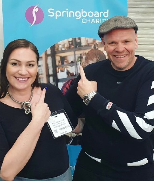 socialhotcake's tweet photo. At #HRC43 today representing @Springboard_UK & the amazing work that #SpringboardUK do for the #hospitality industry.
Lovely to get a visit to our stand from one of our #FutureChef Champions AND one of my favourite Chefs, @cheftomkerridge!
#30YearsOfSpringboard #HRC2020 https://t.co/DA2lXrEz5o