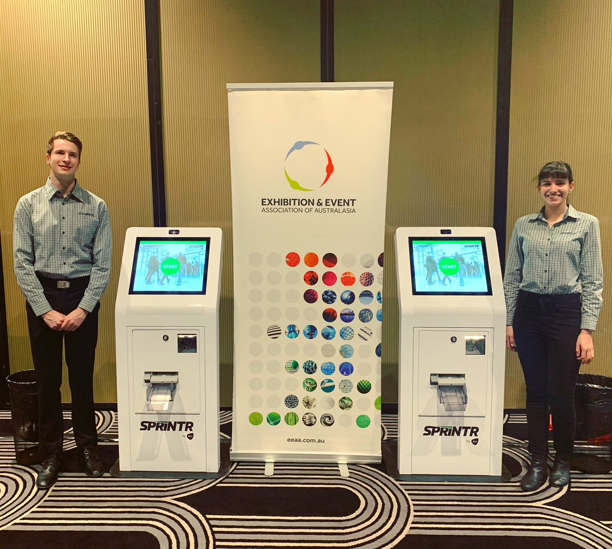 Monique &amp; Dom welcoming guests to the @eeaa_aus International Women’s Day Breakfast at the lovely <a href="/DoltoneHouse/">Doltone House</a> 💜 #IWD2020 #EachforEqual #EEAA2020IWD #SprintrbyAV1