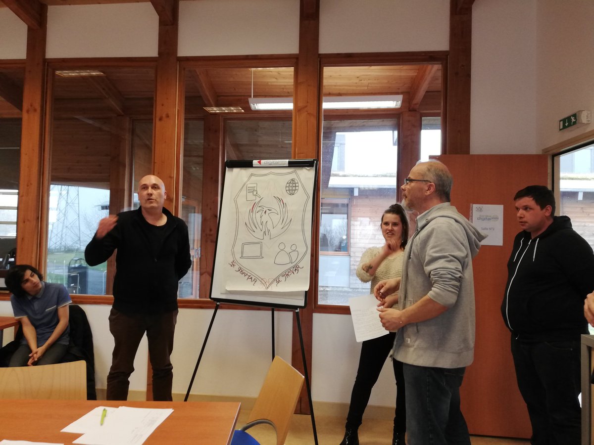 MarylineSAGNE's tweet photo. Riche journée recrutement avec @corrtech et @simplonco pour constituer la 3ème promo formation #ReferentDigital à #Tulle
Des profils diversifiés qui vont rejoindre un collectif et développer leurs compétences autour de projets digitaux 👏 #inclusionnumerique https://t.co/Dkf0FROM5u