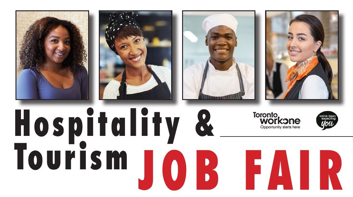 TorontoESS's tweet photo. On March 27, bring your resume to the Hospitality and Tourism Job Fair and be prepared for on-the-spot interviews. https://t.co/mGfP8QVa7c #workoneTO https://t.co/W1TRg2jMyS