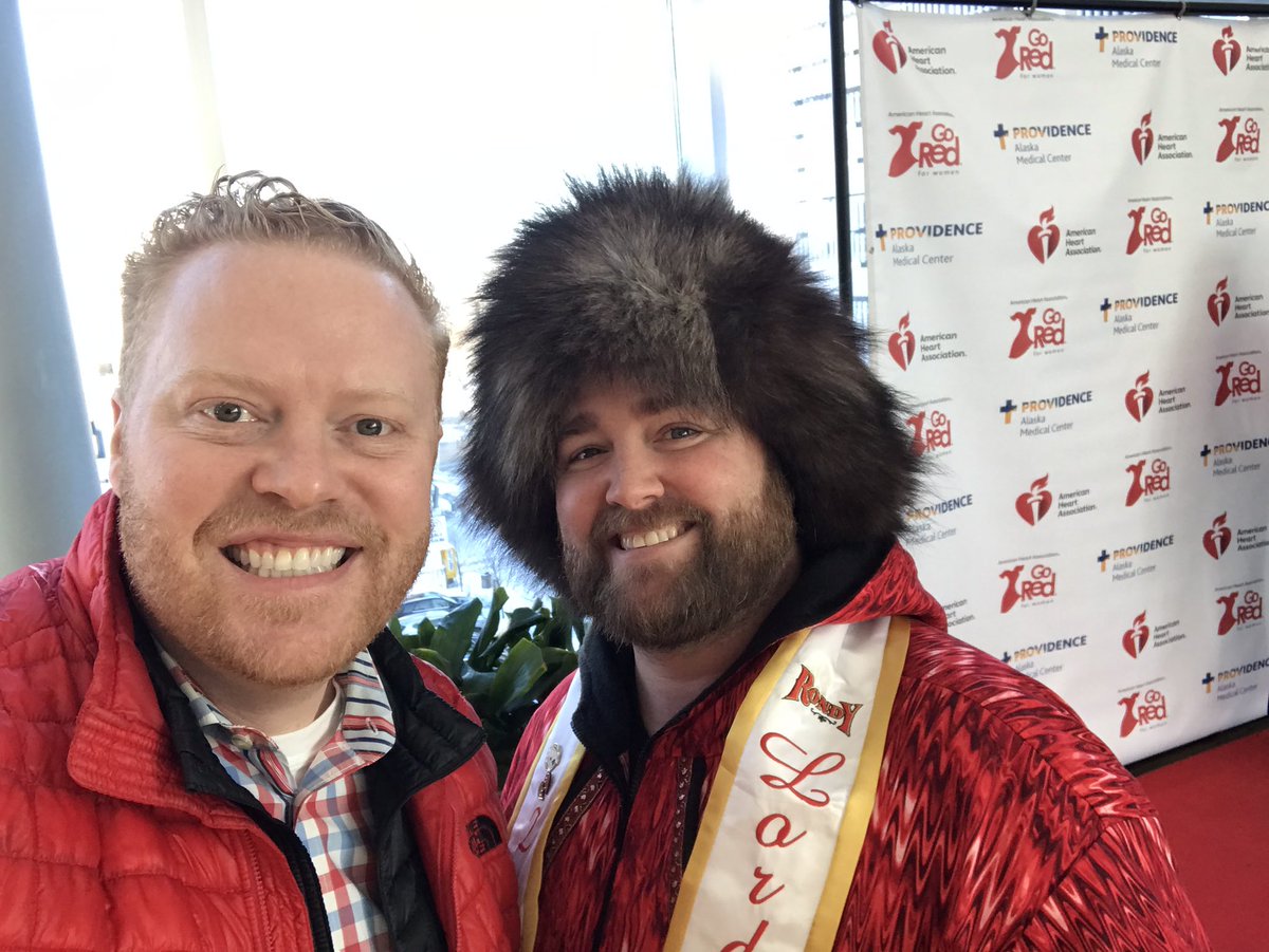 SheronKPatrick's tweet photo. #GoRedForWomen lunch and breakfast for the men this morning! Also #FurRondy royalty running all over town!! @BBBNWP #BBBAK #StartWithTrust #GoRed #AmericanHeartAssociation #AHA https://t.co/uzdrpubOIV