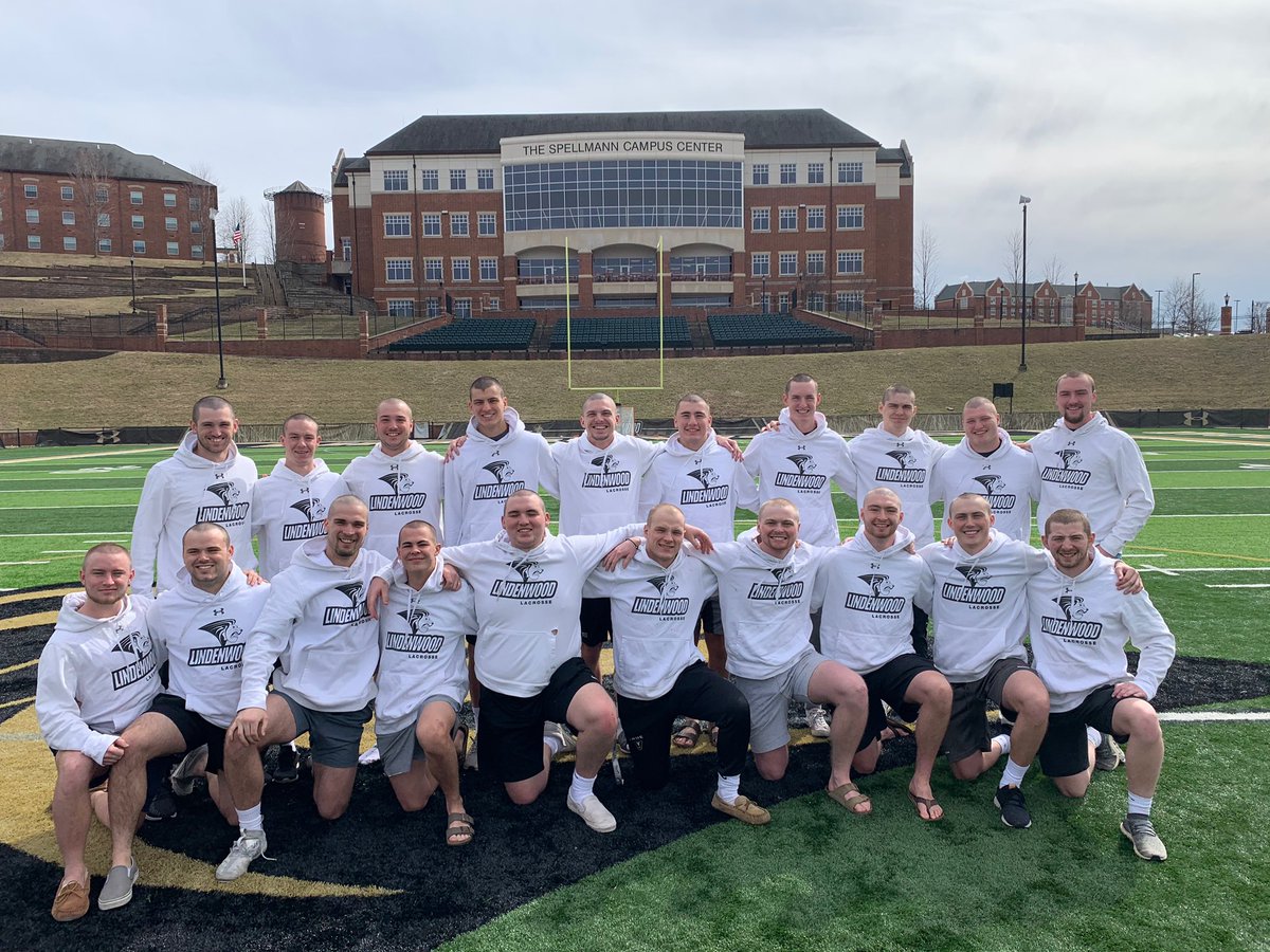 LindenwoodLax's tweet photo. Lindenwood Men’s Lacrosse is proud to support #LacrosseForLife and their mission to fight pediatric cancer!  20 Lions shaved their heads to raise $20,000 for Pediatric Cancer research!

#LacrosseForLife #LULax20 https://t.co/1DYZoEjkjL