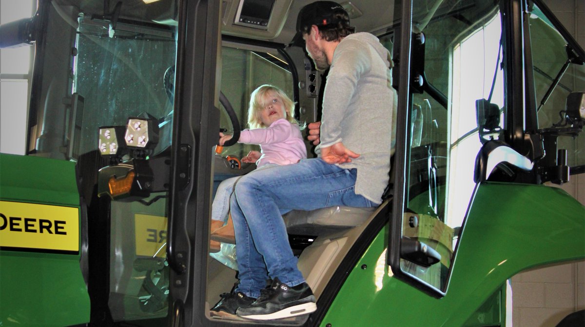 Here's to the future of farming! #LndFarmShow #JohnDeere