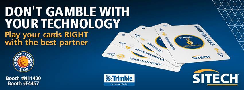 SITECH South will be attending the 2020 CONEXPO. The show begins March 10-14, 2020 in Las Vegas, Nevada. No invitation is required. We hope to see you there! For more information please visit oal.lu/9d4VU