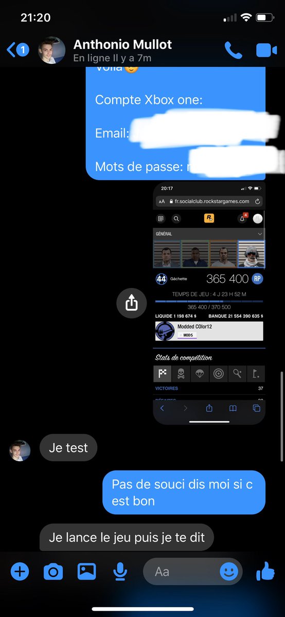 DeniziModding's tweet photo. Compte gta 5 Xbox one vendu anthonio Mullot.🙂
Merci de ta confiance repasse quand tu veux.🙂
twitch follow: https://t.co/1JkYfB5VbH
Ma page: https://t.co/bpCoc7kavn
Instagram: https://t.co/Vj0svqf482
#DeniziModding #Gta #XboxOne #lobby #compte #comptelobby #account #mod https://t.co/b5BU4H2C4u