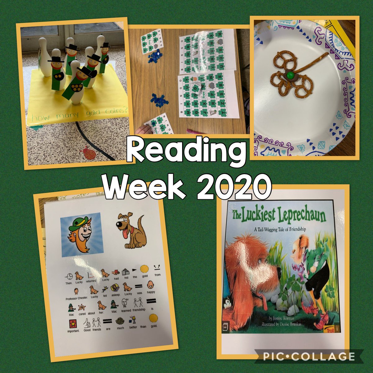 JayneTownsend10's tweet photo. Today we read “The Luckiest Leprechaun”. We talked about friendship, bowled and played Bingo. @SedgeGardenES @AcPitts411 @kristinparsons https://t.co/jK0Q7htryz