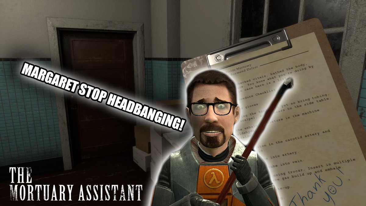 DonMohnke's tweet photo. #NEWVIDEO  Up on my @Youtube Right now!

#IndieGameDev and #Indiehorror from @itchio 

The Mortuary Assistant! 

https://t.co/mGtvIrFLYy

#gaming #gamers #smallyoutuber #SmallStreamersConnect 
#horrorfans #scary #lol https://t.co/zsgIedhVNJ