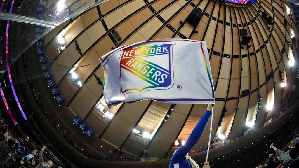 NY Rangers pride flag