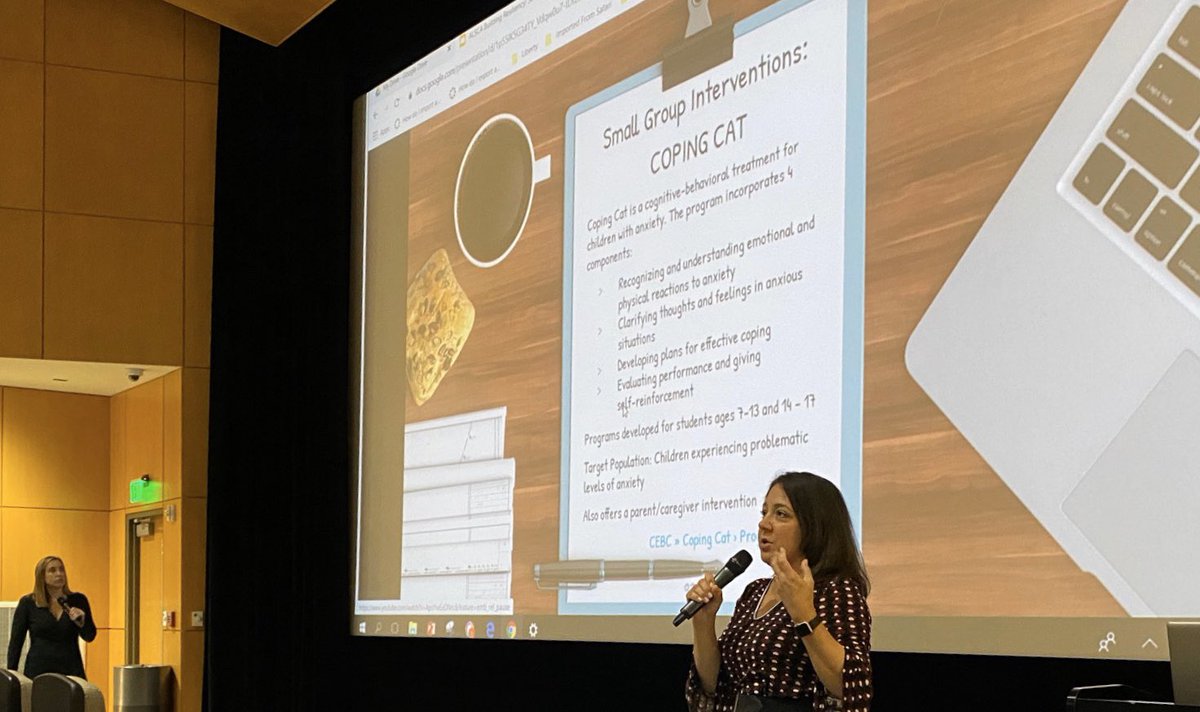 AlabamaSCA's tweet photo. Some excellent learning is taking this week at Regional Workshops! We are so grateful for Dr. Ellen Chance and Dr. Summer Perhay Kuba for sharing their expertise on building resilience and appropriate interventions for student’s mental health needs in schools! https://t.co/2R1hrUInBy