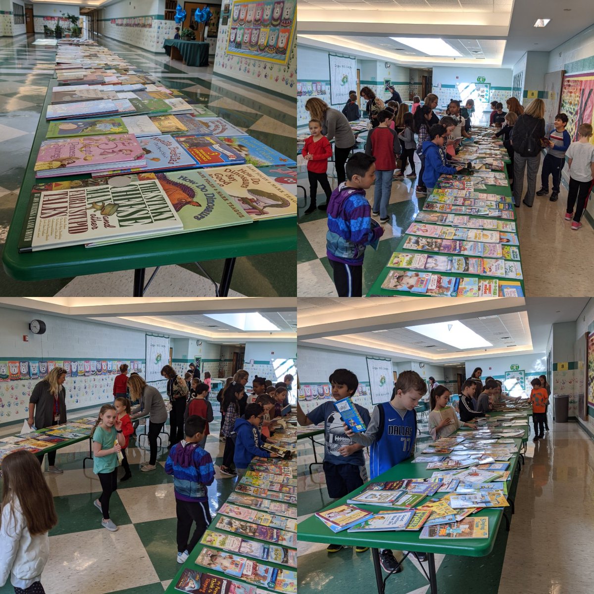 MrsLarca's tweet photo. The book swap was so much fun and I hope everyone enjoys their new book! Thanks CH PTO for your help! @CopperHillES @FlemRarSchools @dyoosFRSD https://t.co/UiB9Qmv2UI