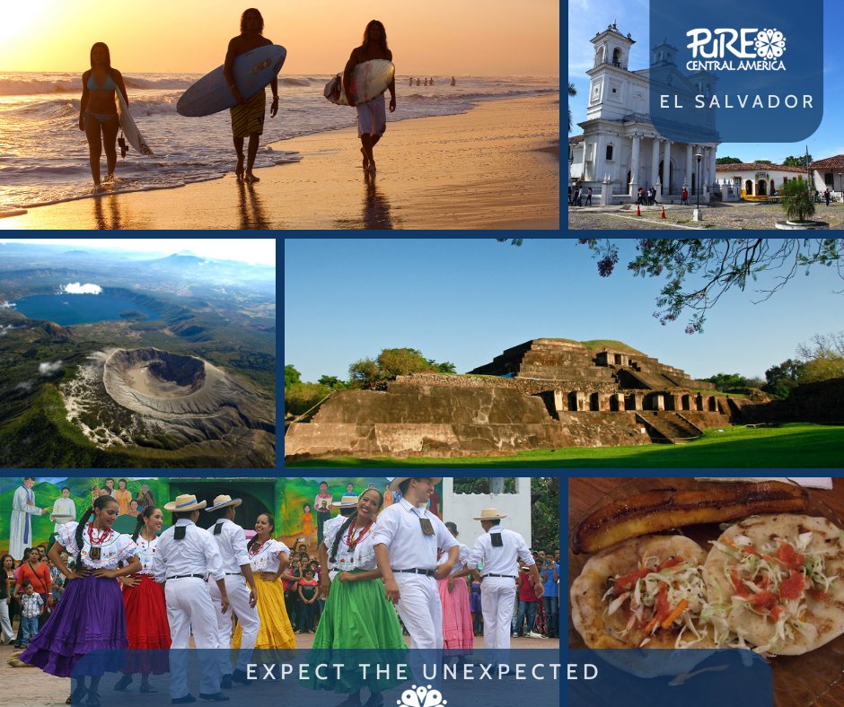 PureCAmerica's tweet photo. All the best things come in small packages, and nowhere more than El Salvador. As specialist in the Central American Travel region, we want to invite your clients to discover this magnificent country, sitting quietly between Honduras and Guatemala. #DMC #Touroperator  #ElSalvador https://t.co/6xXRmbExlO