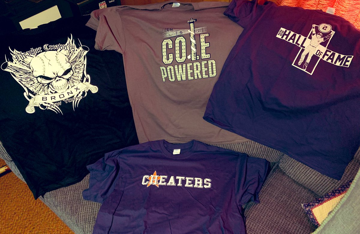 LessThanJR's tweet photo. yo. my dude @baldvinny hooked it UP for the new season with these kick ass shirts! you want one of these? https://t.co/TNwSEJxUNE #LetsGoYankees #BleacherCreatures #BaseballOverEverything https://t.co/nBarNzuAtW